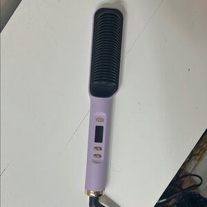Purple Hair Straightening Brush